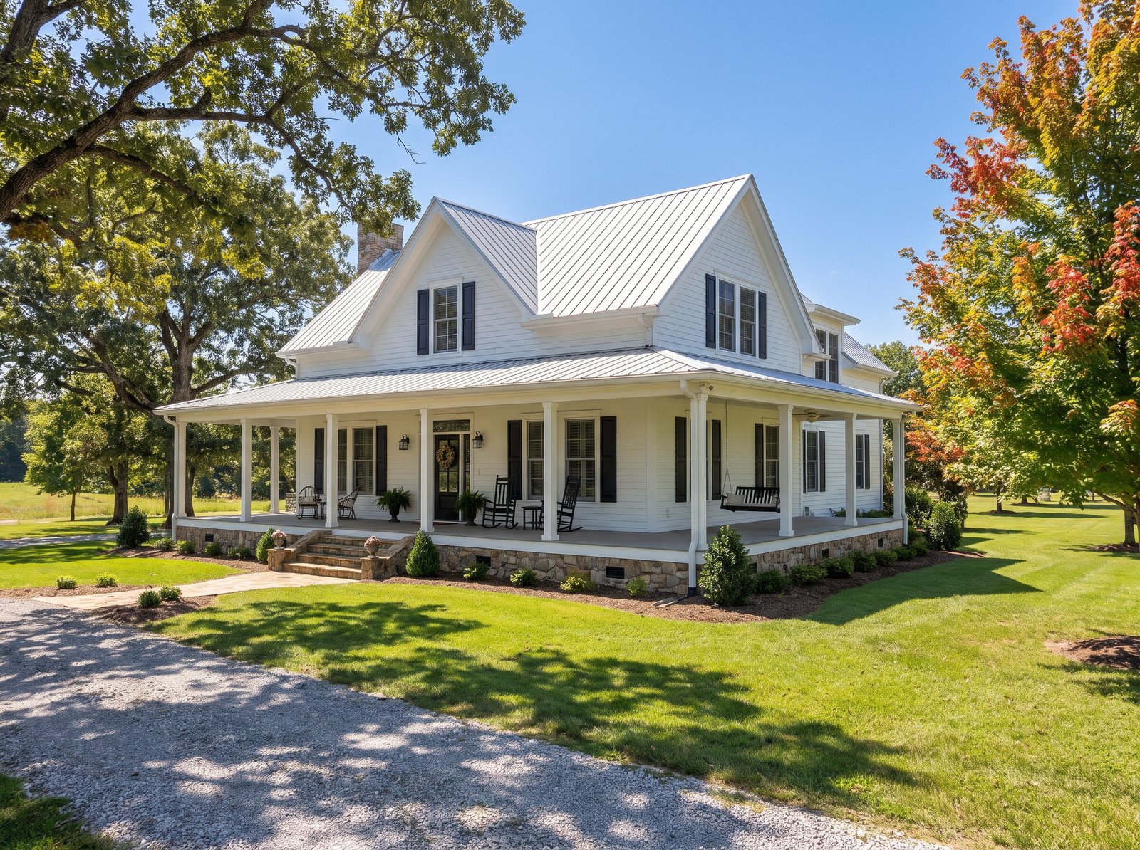 Farmhouse exterior